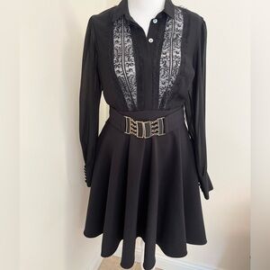 Stunning Sonia Fortuna lace inset fit and flare dress!